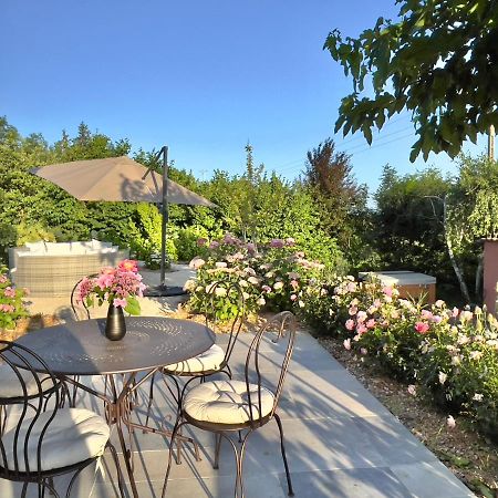 Gîte de charme pour couple avec sauna et jacuzzi extérieurs privatifs Peaugres Extérieur photo